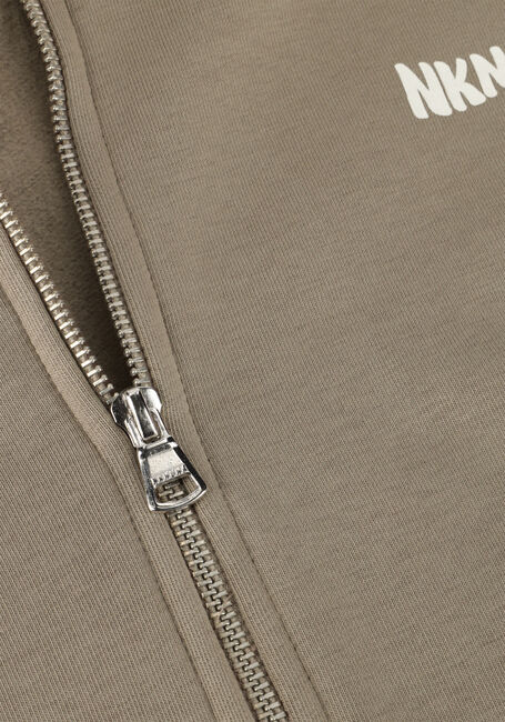 Taupe NIK & NIK Strickjacke ROCCO ZIP HOODIE - large