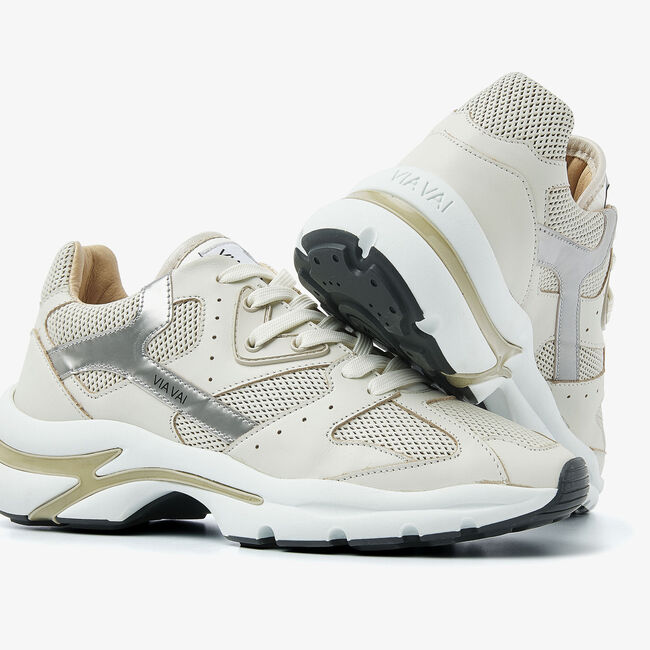 Beige VIA VAI Sneaker Low VESPER AVA - large