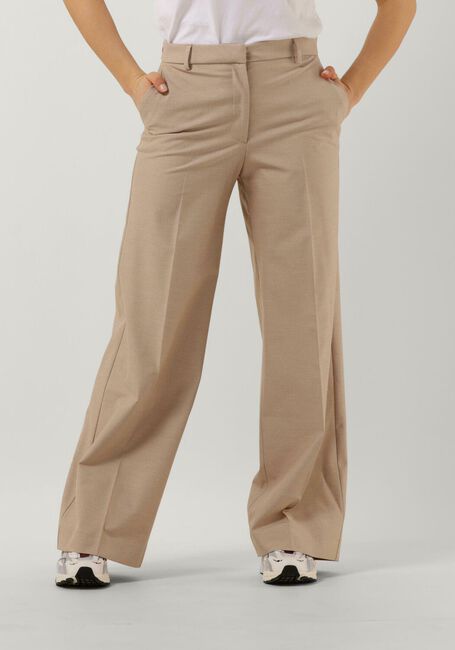 Beige SELECTED FEMME Hose SLFELIANA HW WIDE PANT N - large
