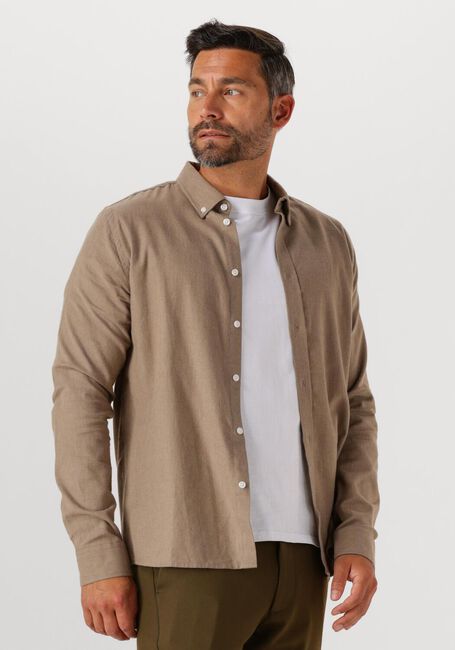 Beige LES DEUX Casual-Oberhemd DESERT REG SHIRT - large