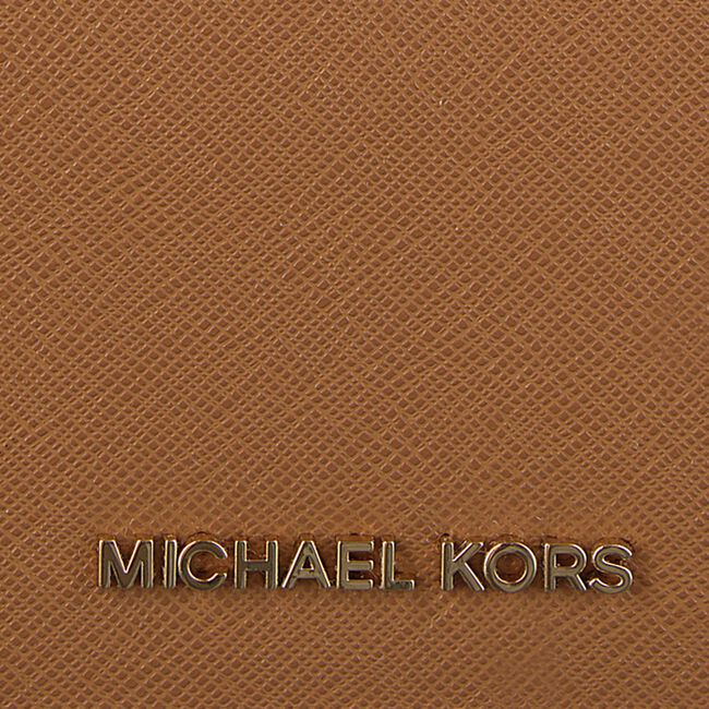 Cognacfarbene MICHAEL KORS Portemonnaie FLAP CARD HOLDER - large