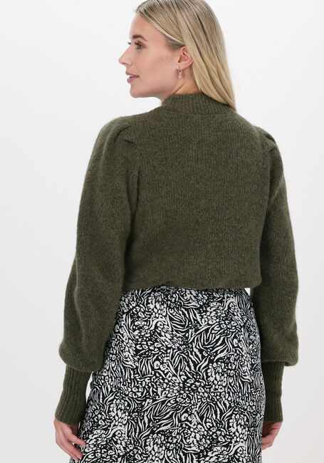 Grüne SELECTED FEMME Pullover SLFINNA-MIA LS KNIT O-NECK B - large