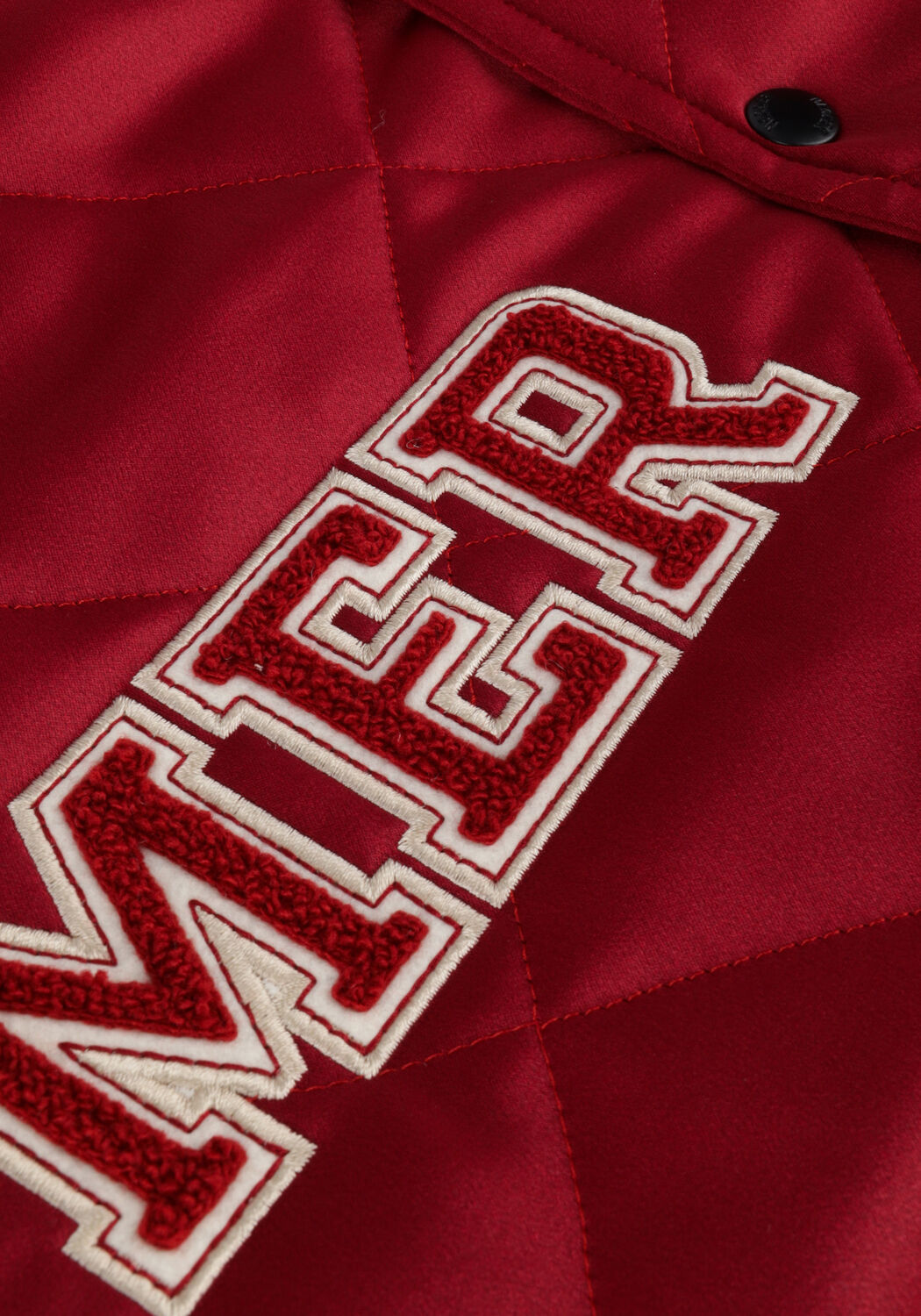 Rote MERCER AMSTERDAM Jack THE MERCER QUILTED VARSITY - large