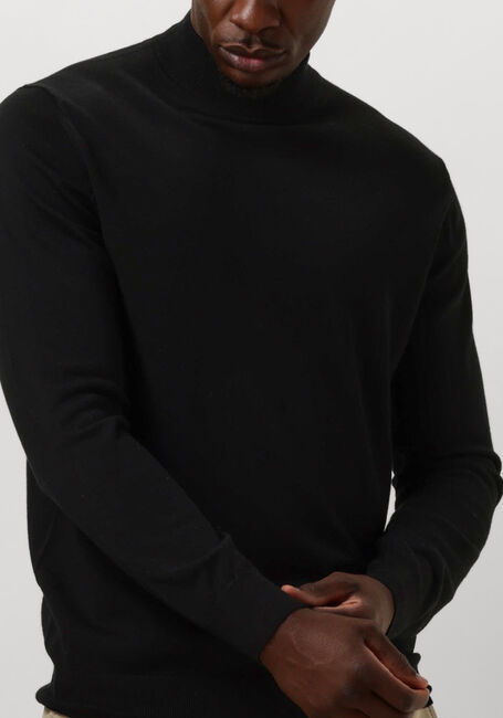 Schwarze PROFUOMO Pullover PULLOVER MOCK - large