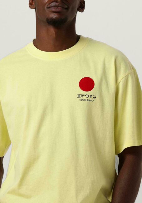 Gelbe EDWIN T-shirt JAPANESE SUN TS - large