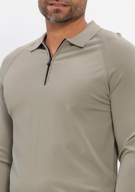 Olive CAST IRON Polo-Shirt REGULAR FIT VISCOSE BLEND - large