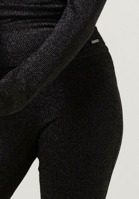 Silberne COLOURFUL REBEL Schlaghose LUREX EXTRA FLARE PANTS - large