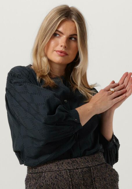 Dunkelblau BY-BAR Blusen LUCY STRUCTURE BLOUSE - large
