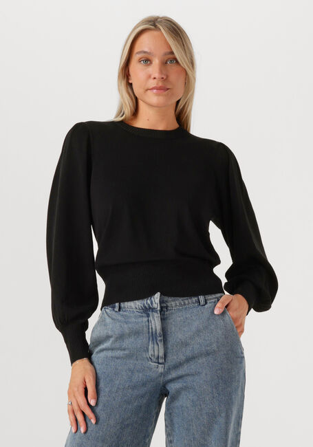 Schwarze MINUS Pullover LIVA LONG SLEEVE PULLOVER - large