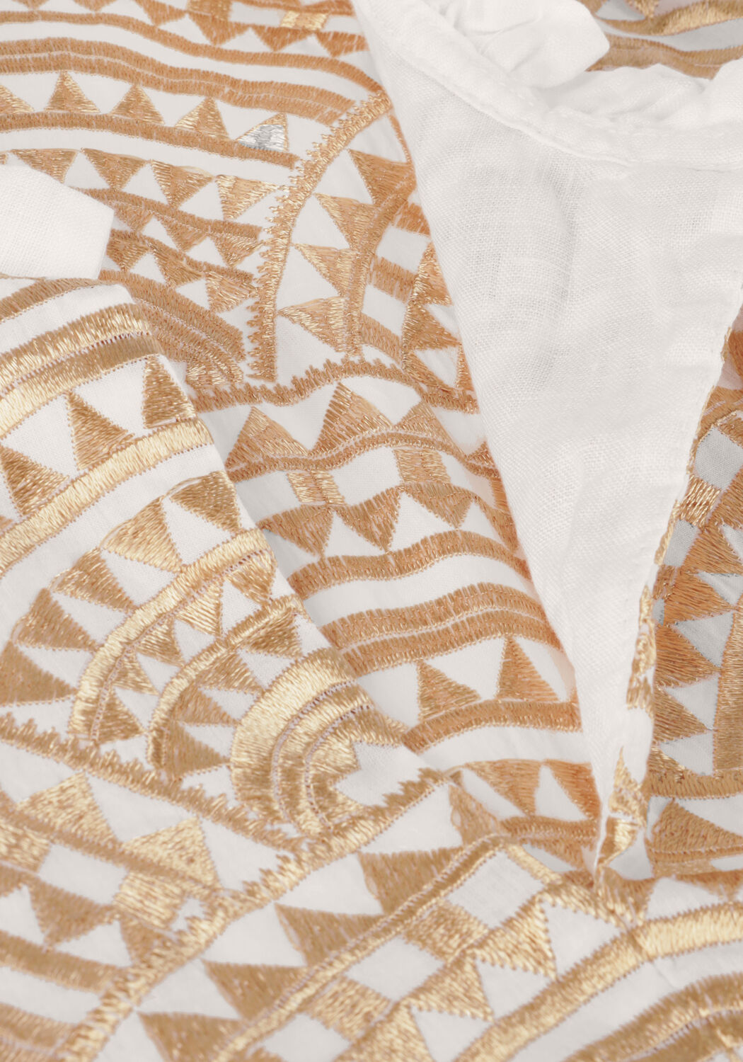 Wei&szlig;e GREEK ARCHAIC KORI Maxikleid 230089 - large