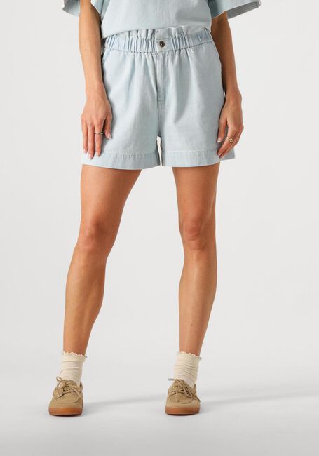 Blaue BY-BAR Kurze Hosen LEON BLEECHED DENIM SHORT - large