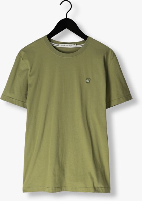 Grüne CALVIN KLEIN T-shirt CK EMBRO BADGE TEE - large