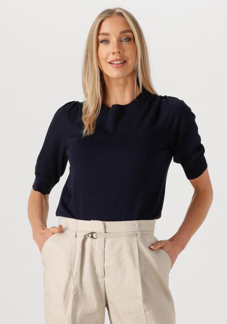Schwarze SUMMUM Pullover SHORT SLEEVE SWEATER - large