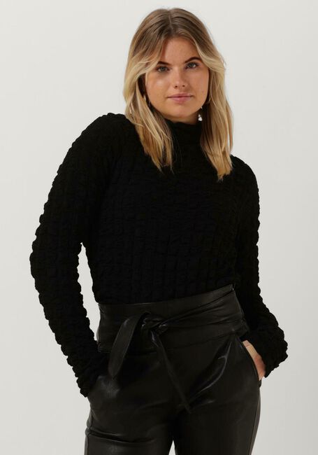 Schwarze SELECTED FEMME Pullover MONIKA LS HIGH NECK TOP B - large
