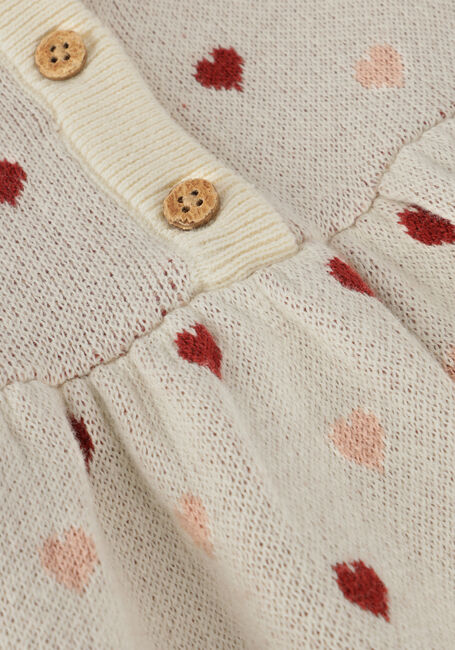 Beige LIL' ATELIER Kleider NBFSARAN LS KNIT DRESS HEART LIL - large