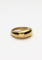 Goldfarbene NOTRE-V Ring RING ZEGEL ONE SIZE - medium