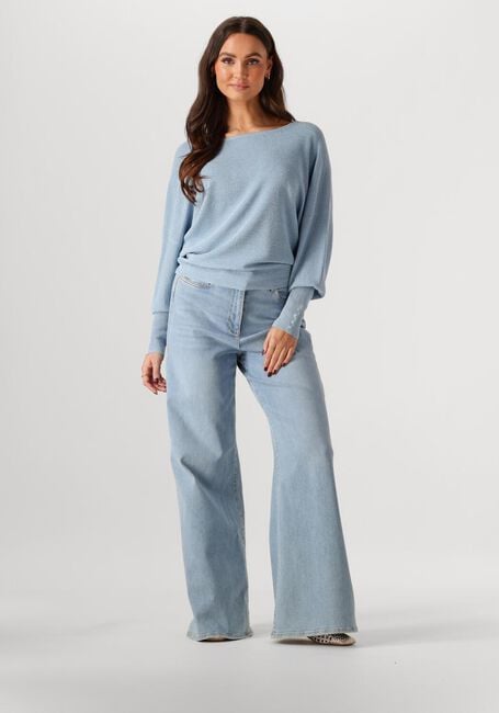 Blaue NUKUS Pullover BATWING PULLOVER LUREX - large