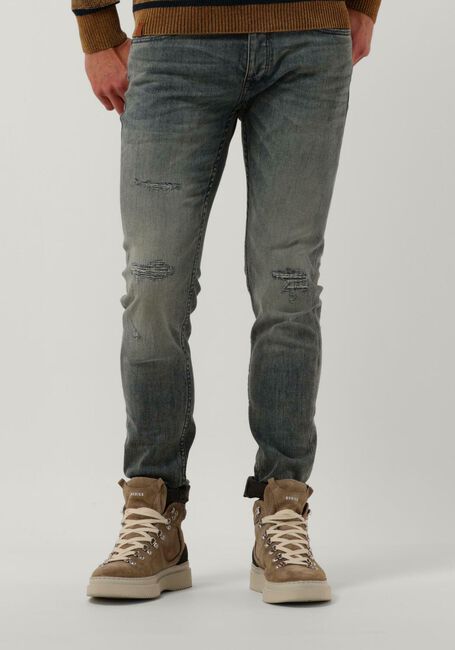 Blaue CAST IRON Slim fit jeans RISER SLIM TINTED INDIGO STRUCTURE - large