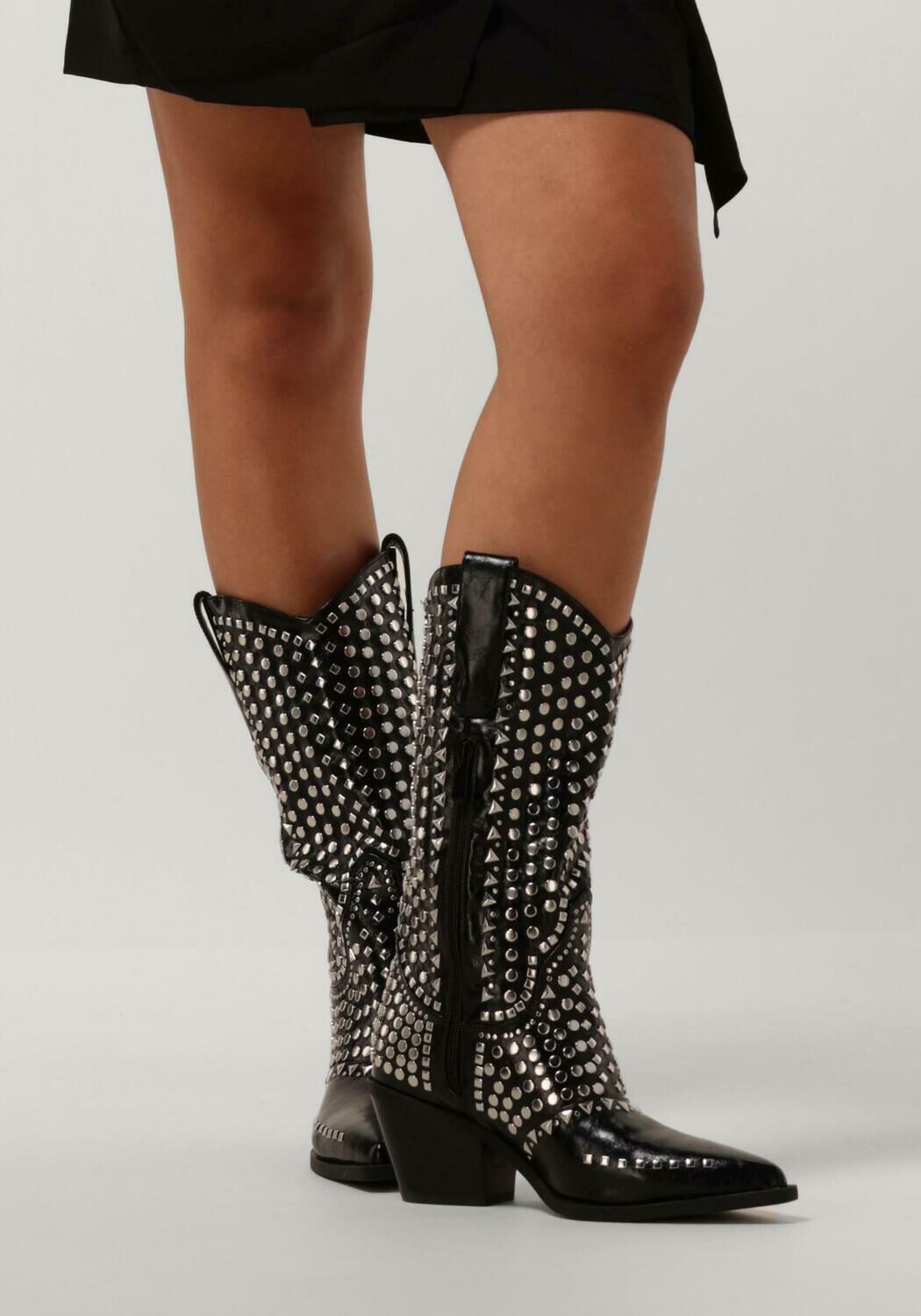 Schwarze NOA HARMON Cowboystiefel 008882 - large