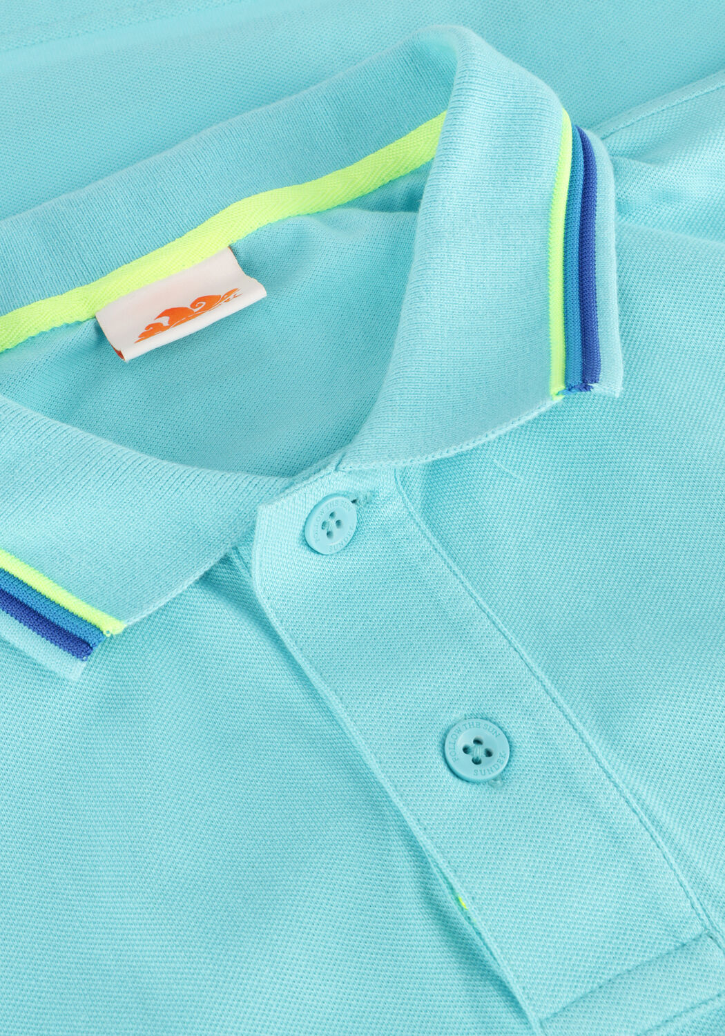 Blaue SUNDEK Polo-Shirt M4S091 BRICE POLO - large