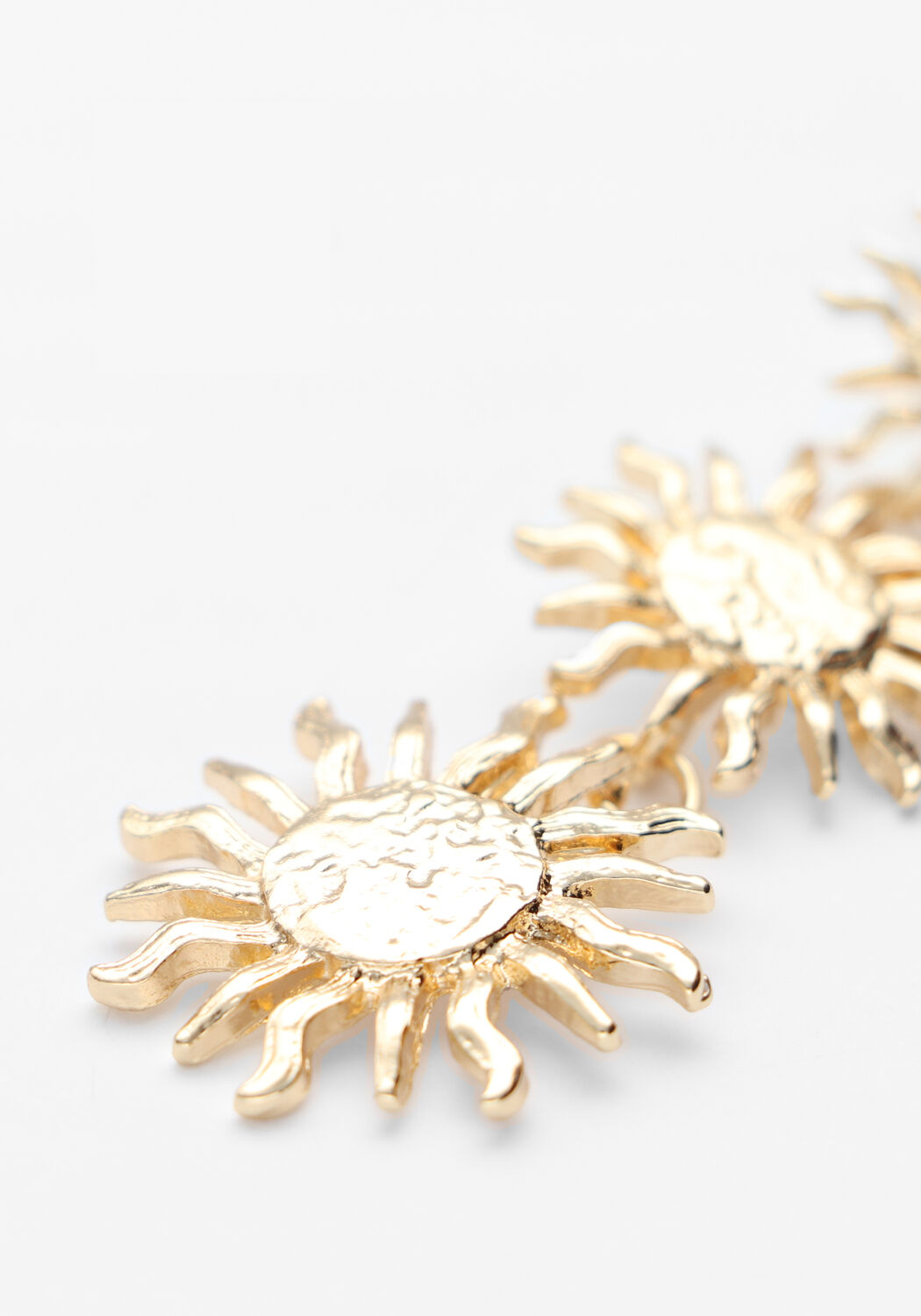 Goldfarbig NOTRE-V Kette NECKLACE SUN - large