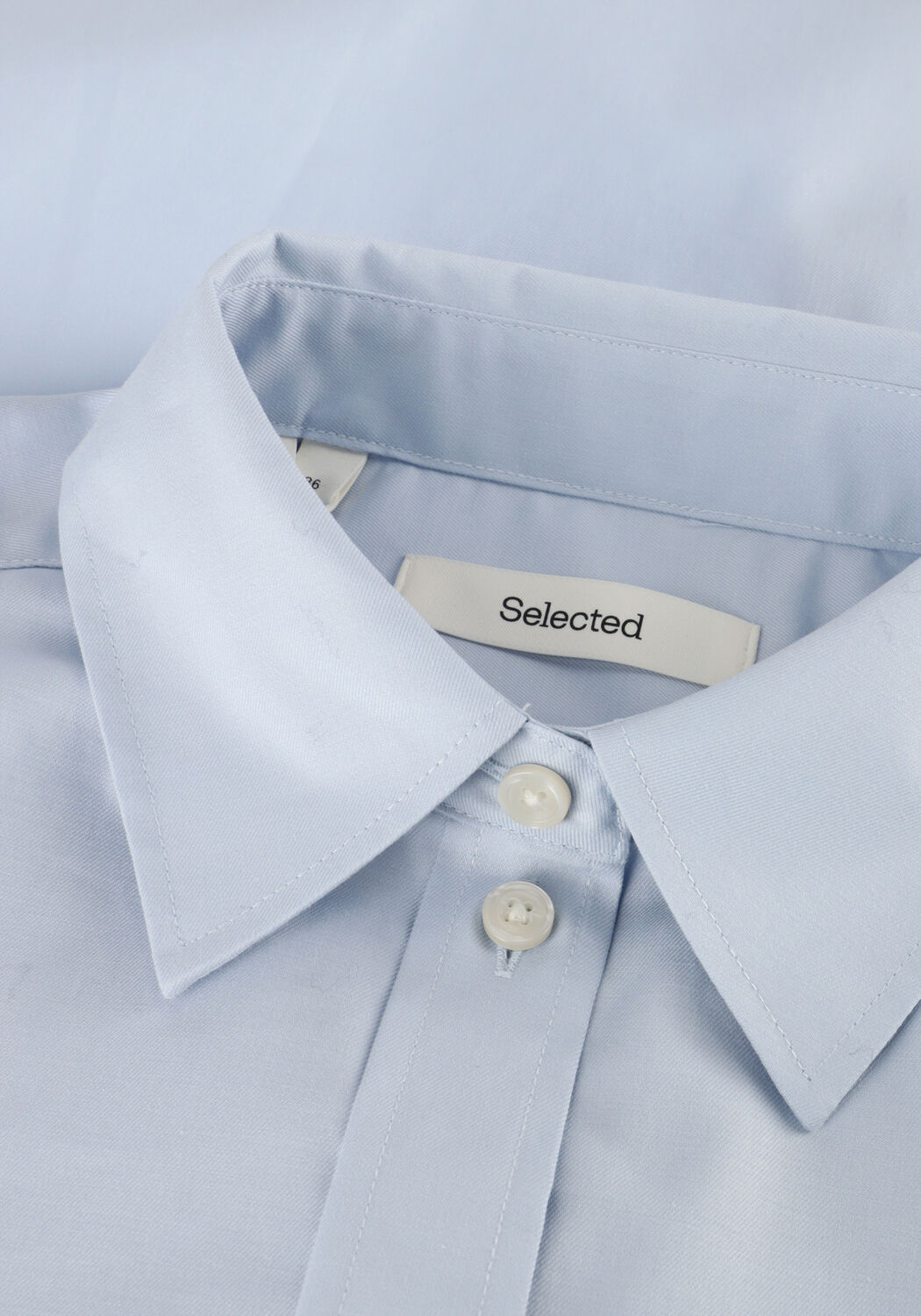 Blaue SELECTED WOMEN Blusen SLFESTER LS OVERSIZE SHIRT - large