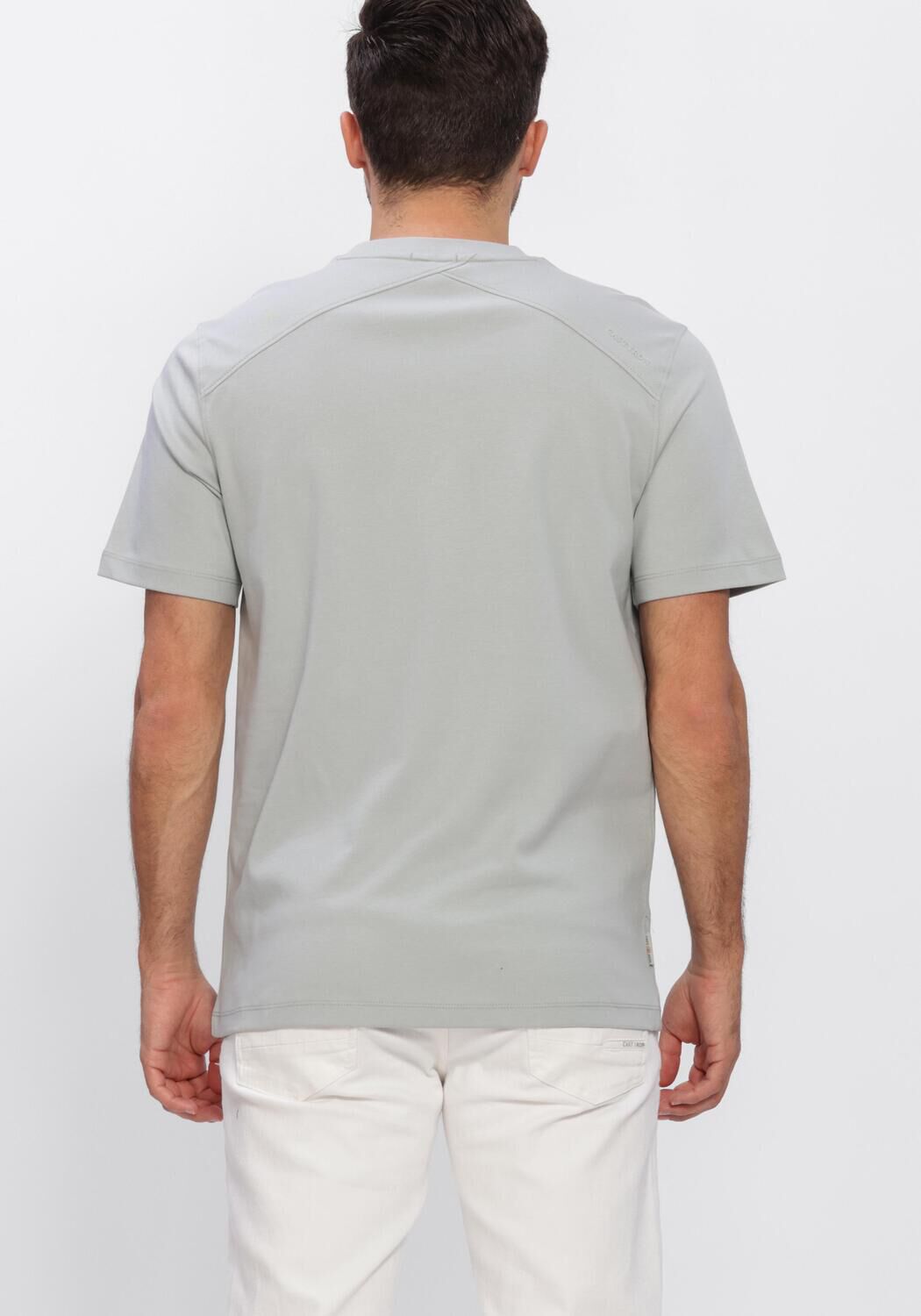 Hellblau CAST IRON T-shirt REGULAR FIT INTERLOCK - large