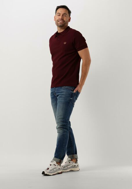 Bordeaux FRED PERRY Polo-Shirt PLAIN FRED PERRY SHIRT - large