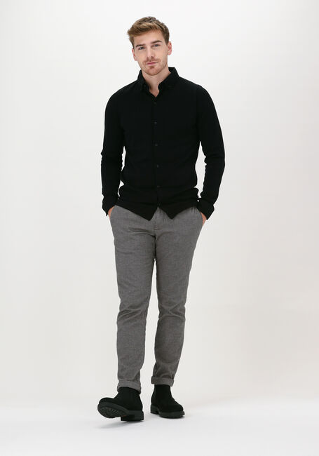Schwarze SAINT STEVE Casual-Oberhemd GIJS - large