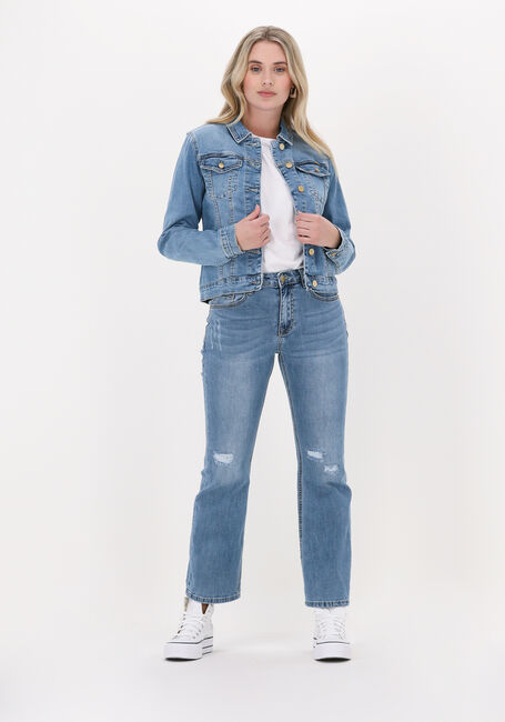 Blaue SUMMUM Bootcut jeans BOOTCUT CROPPED JEANS TWILL ST - large