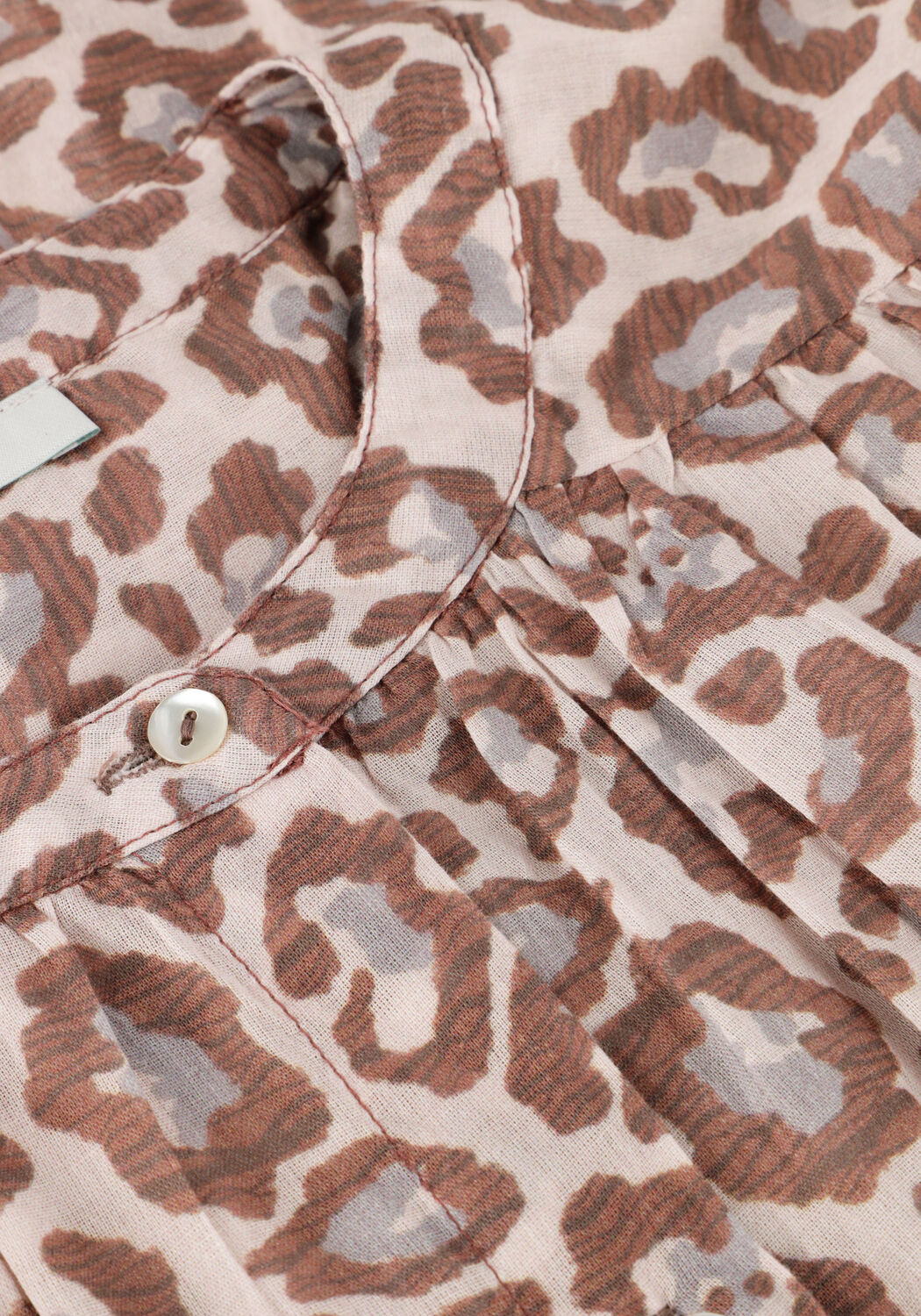 Braune BY-BAR Blusen LUCY CHETAAH BLOUSE - large