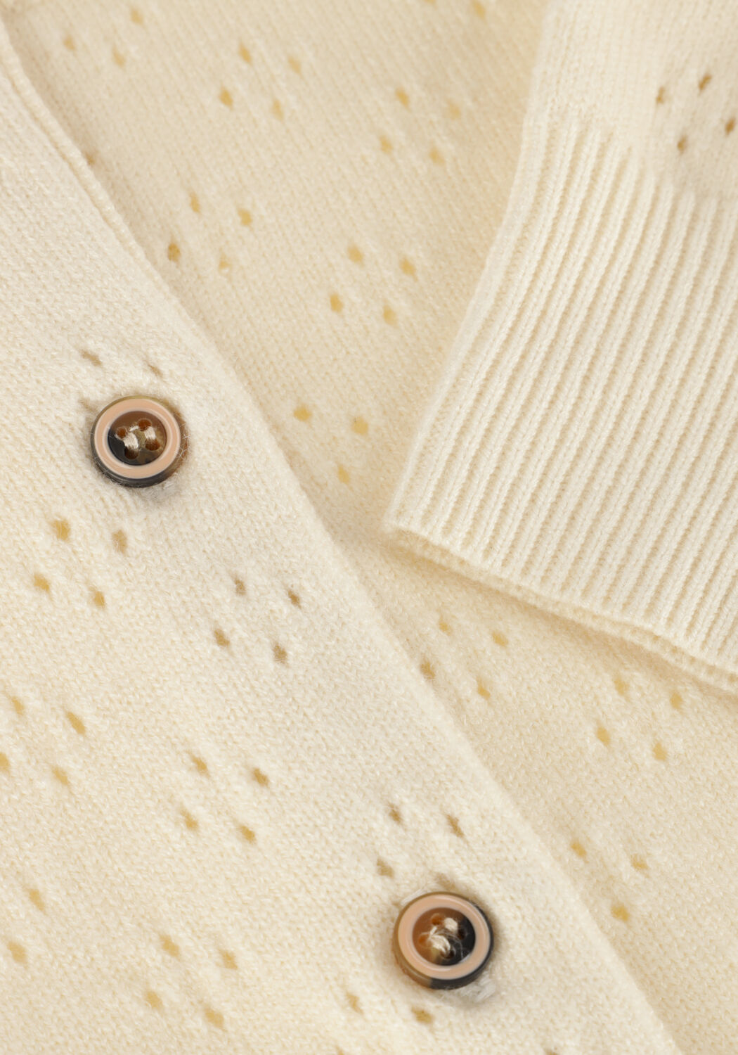 Ecru NONO Strickjacke ALIA KNITTED CARDIGAN - large