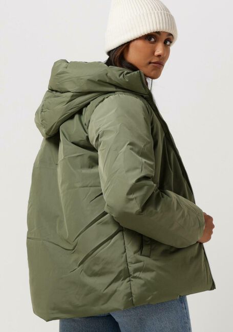 Grüne MSCH COPENHAGEN Wattierte Jack NORINA KAYSA HOOD JACKET - large