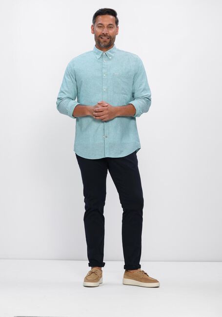 Blaue BARBOUR Casual-Oberhemd NELSON TAILORED SHIRT - large