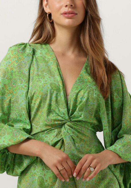 Grüne SISSEL EDELBO Midikleid CHERILYN DRESS - large