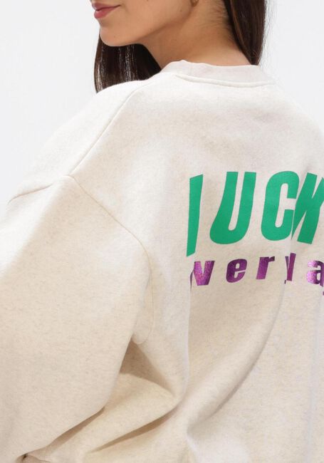 Beige BY-BAR Pullover BIBI LUCKY EVERYDAY SWEATER - large