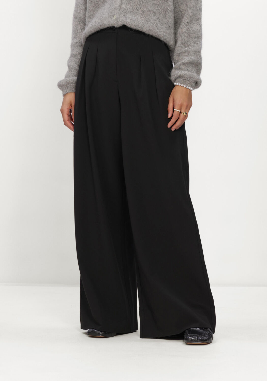 Schwarze FIVEUNITS Weite Hose KAREN - large