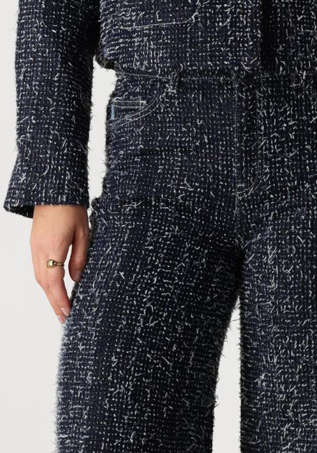 Blaue FABIENNE CHAPOT Wide jeans THEA WIDE LEG TWEED JEANS - large