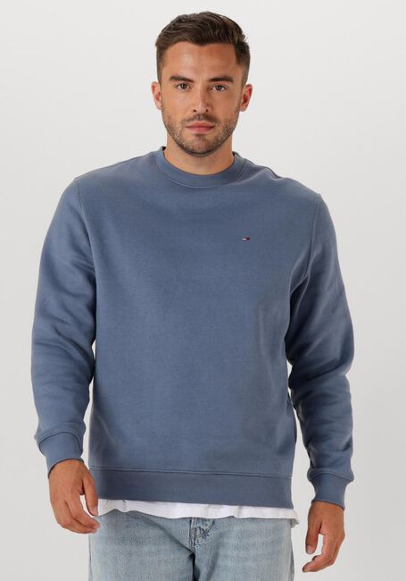 Blaue TOMMY JEANS Sweatshirt TJM REG S FLAG CREW EXT - large