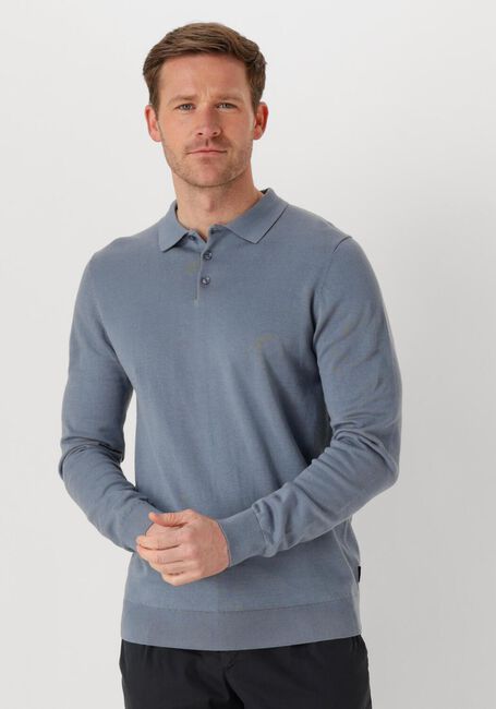 Blaue SAINT STEVE Polo-Shirt BEREND - large