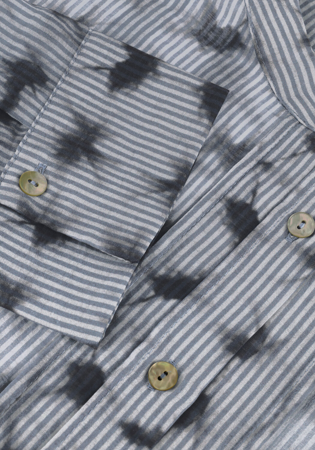 Blaue SUMMUM Blusen BLOUSE TIE DYE STRIPE - large