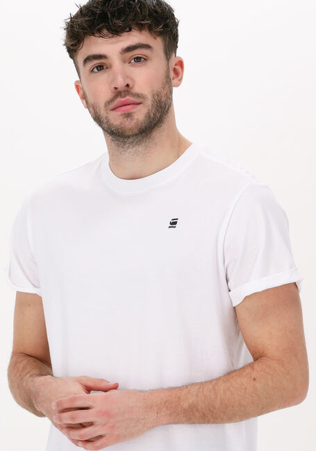 Weiße G-STAR RAW T-shirt LASH R T S/S - large