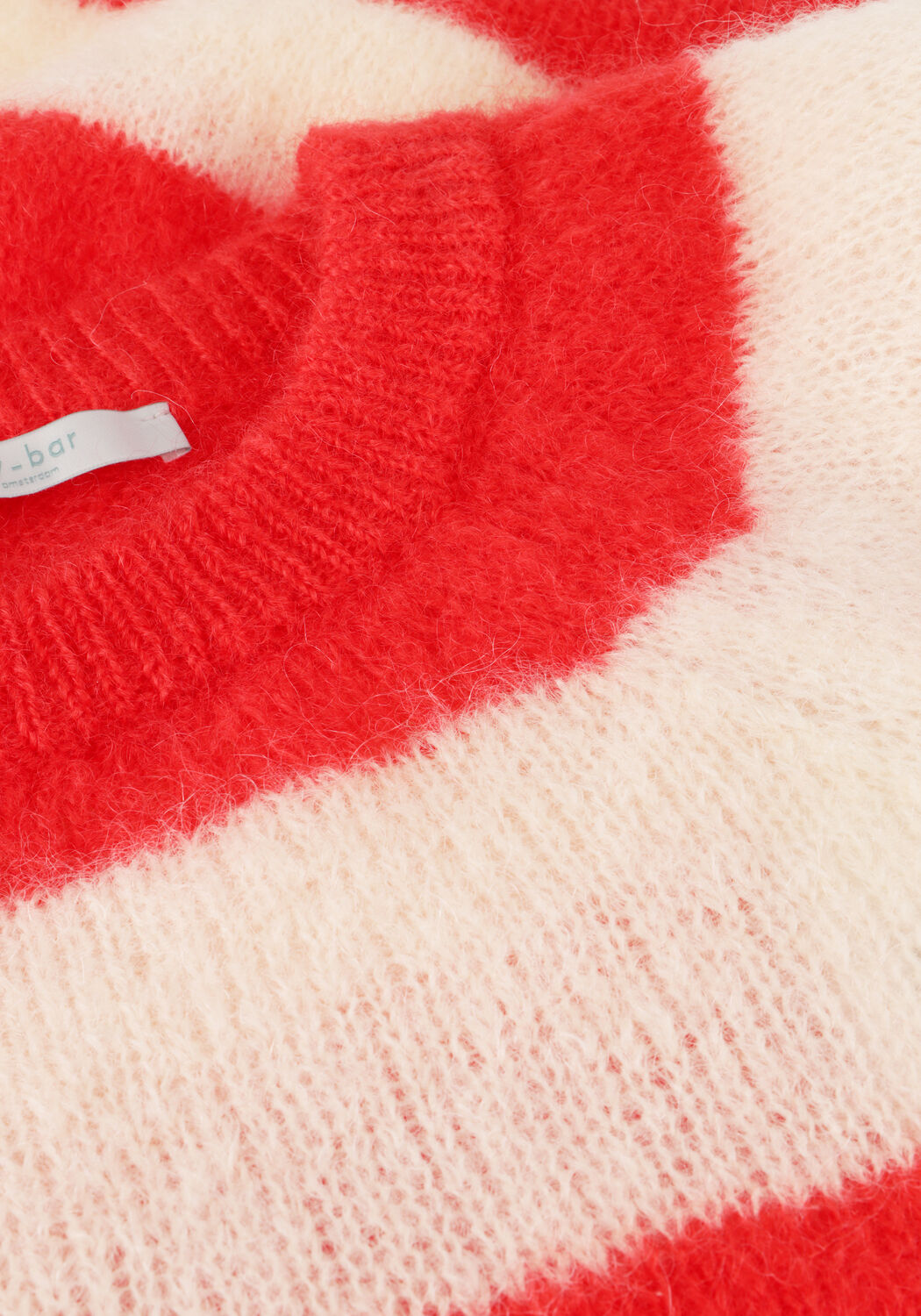 Rote BY-BAR Pullover SIAN STRIPE PULLOVER - large