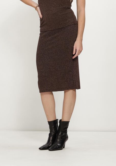 Braune SELECTED WOMEN Minirock SLWNORI MW KNEE SKIRT - large
