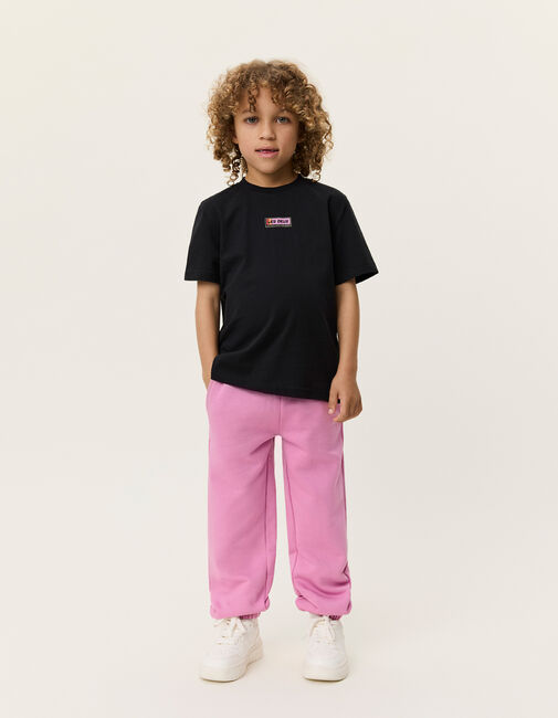 Schwarze LES DEUX T-shirt SPORT LOGO T-SHIRT - large