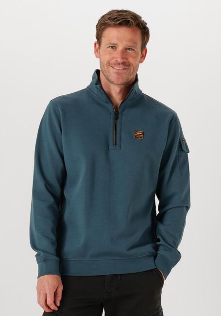 Blaue PME LEGEND Sweatshirt INTERLOCK JERSEY - large