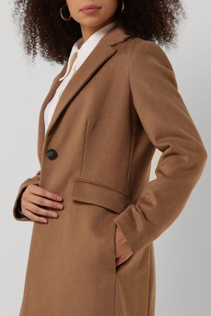 camelfarbene beaumont mäntel long blazer coat