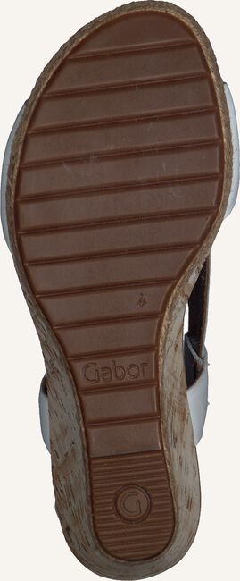 Weiße GABOR Flache Sandalen 62.821 Weiße GABOR Flache Sandalen 62.821 - large