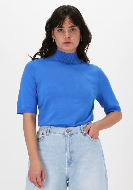 Hellblau MINUS Top LIMA ROLL NECK KNIT - large