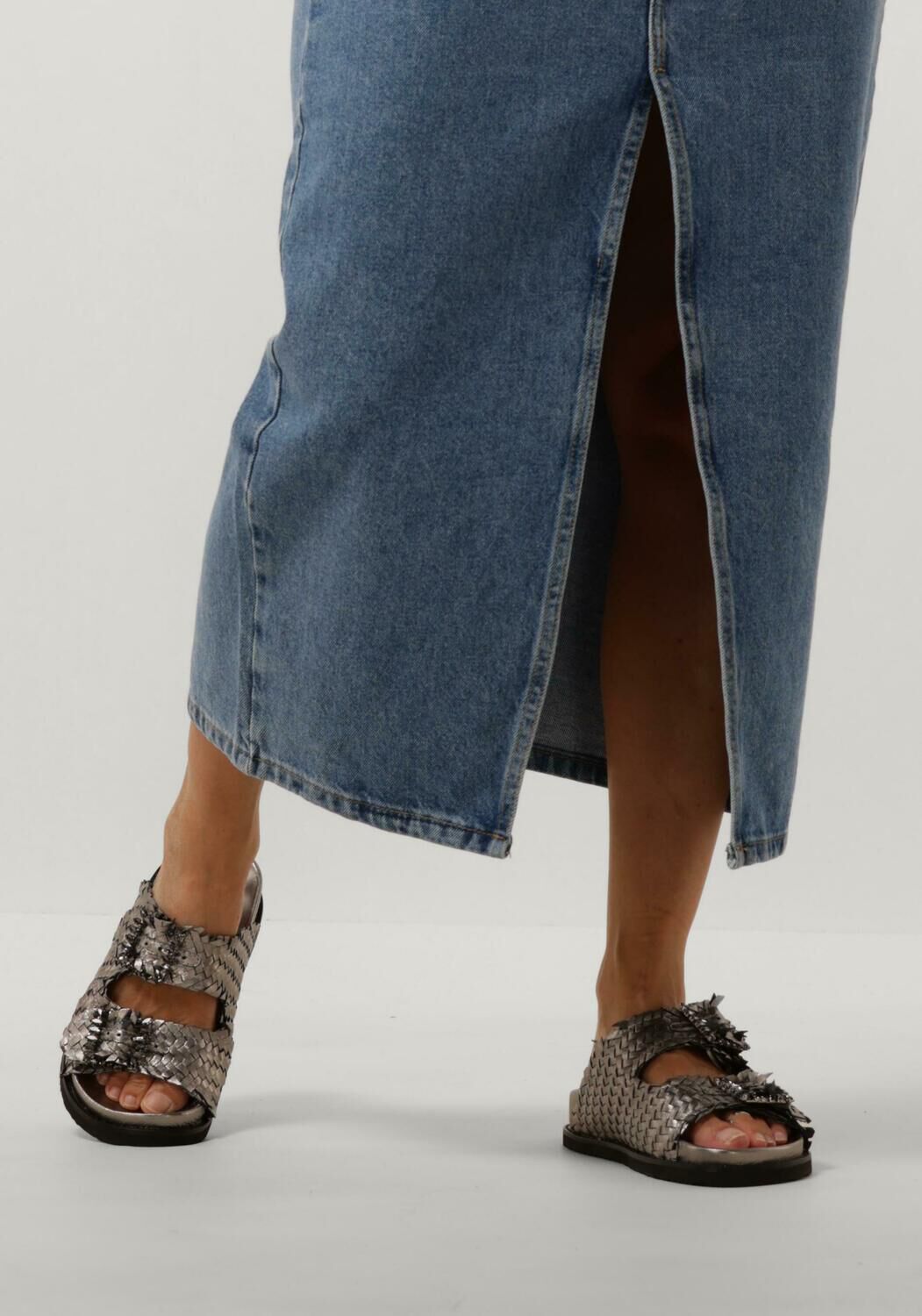 Silberne INUOVO Pantolette 395010 - large